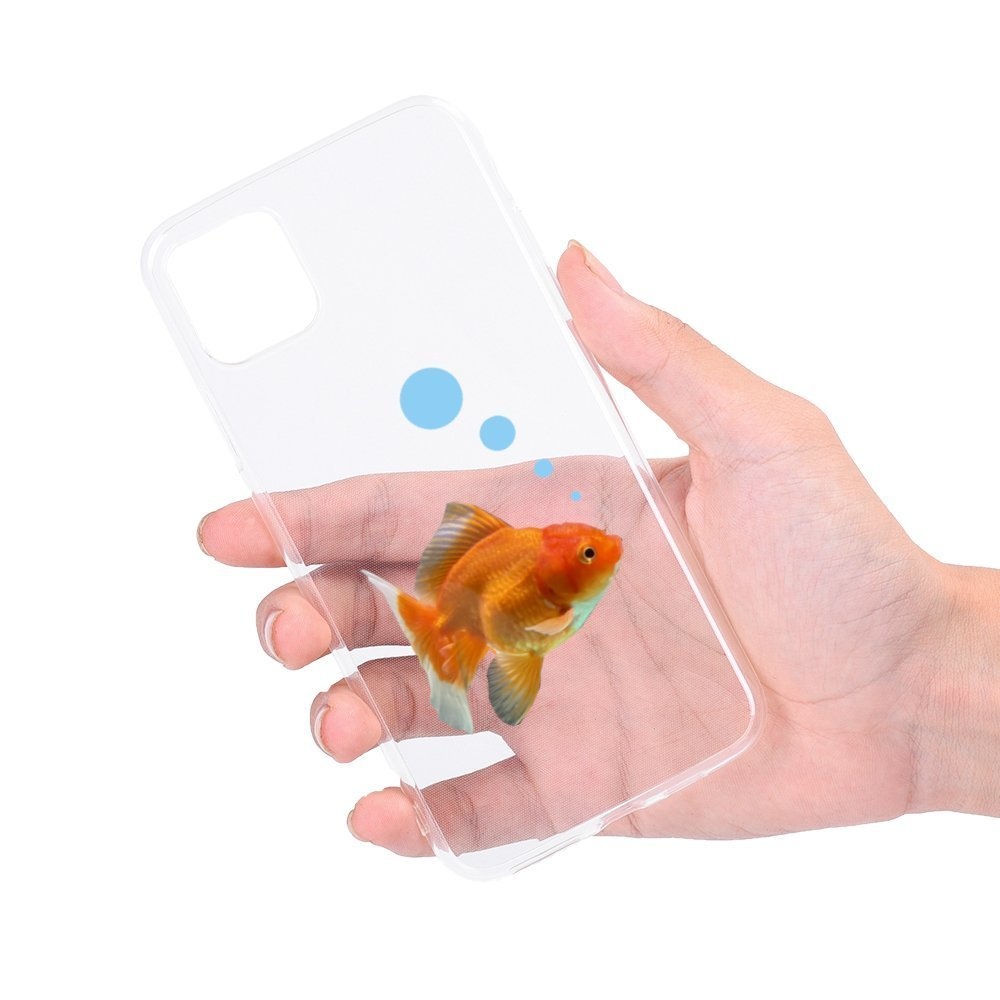 【金魚】透明 iPhoneケース