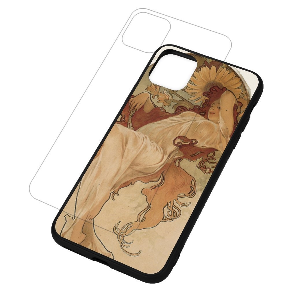 【四季の美⁻夏】強化ガラス iPhoneケース