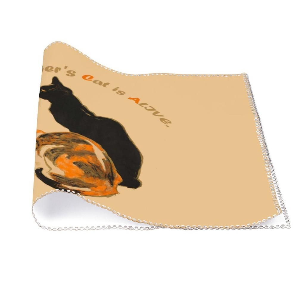 【シュレディンガーの猫】ランチョンマットX4枚