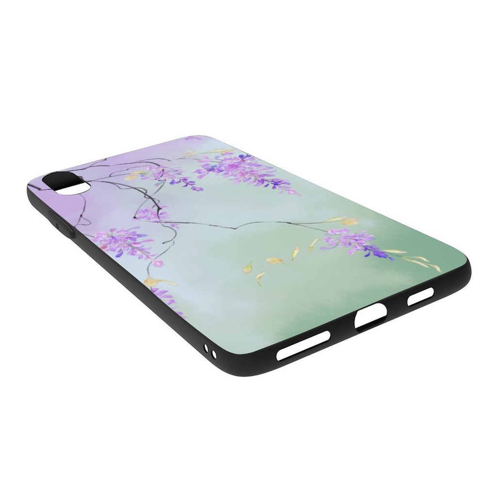 【紫藤】ソフト iPhoneケース(iPhone14シリーズ追加)