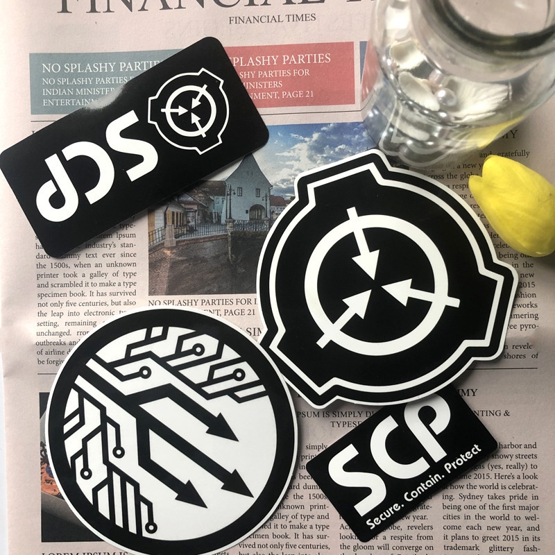 【SCP財団】ステッカー 5枚セット×5組