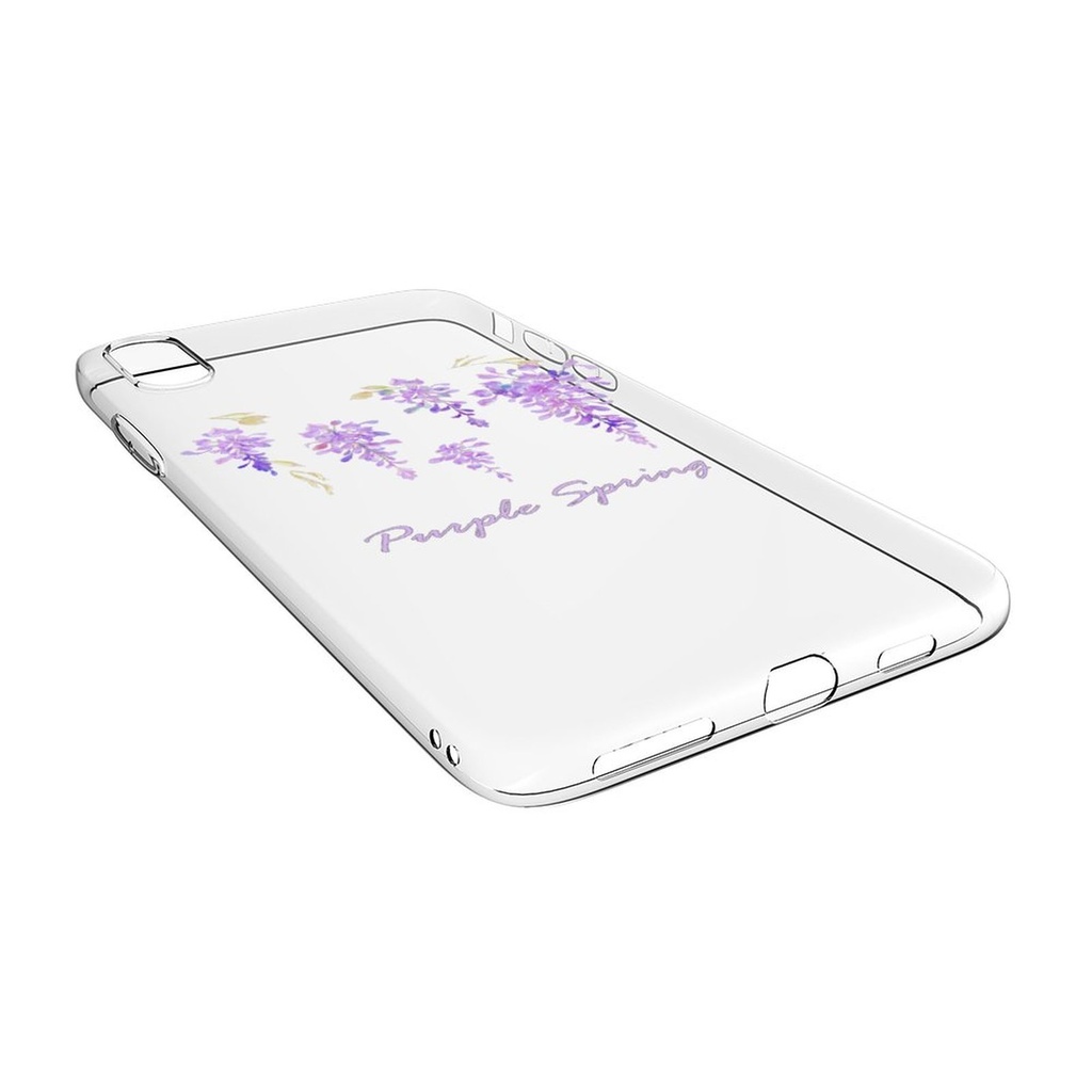 【紫藤】ソフト iPhoneケース(iPhone14シリーズ追加)