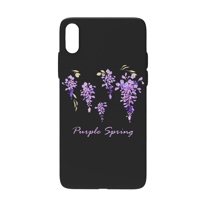 【紫藤】ソフト iPhoneケース(iPhone14シリーズ追加)