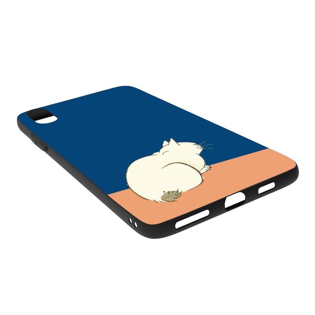 【ふとる白猫】ソフト iPhoneケース(iPhone13シリーズ追加)