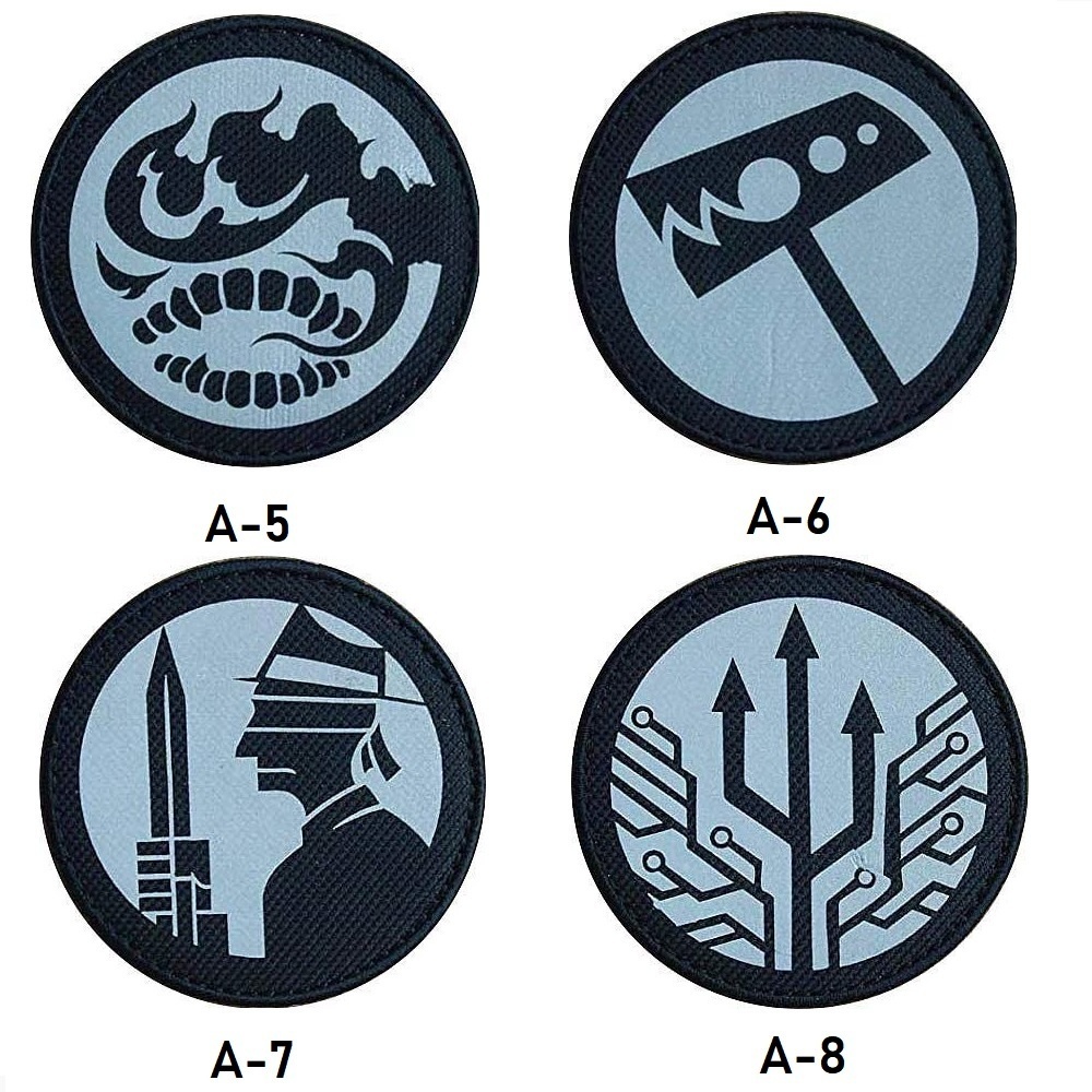 【SCP財団】光反射効果 ワッペンセット