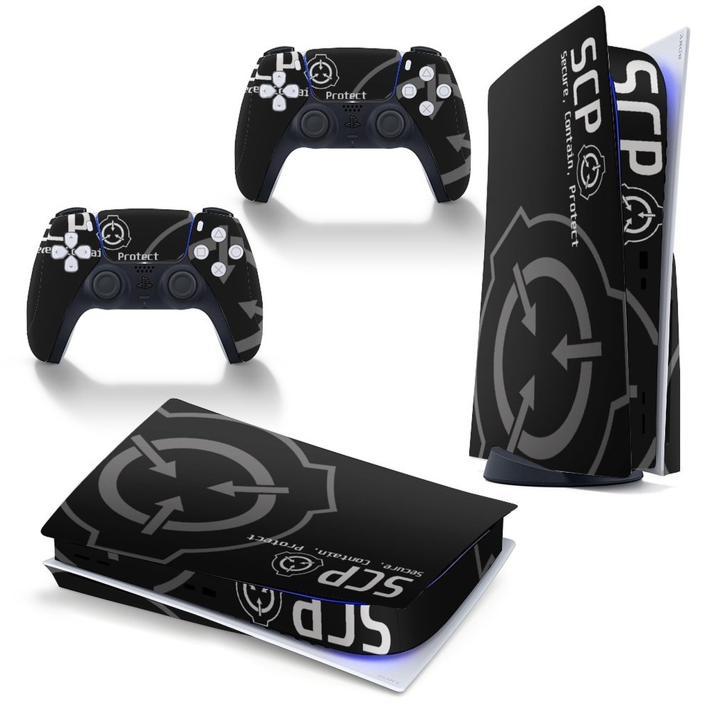 【SCP財団】PS5ドライブ版用 スキンシール