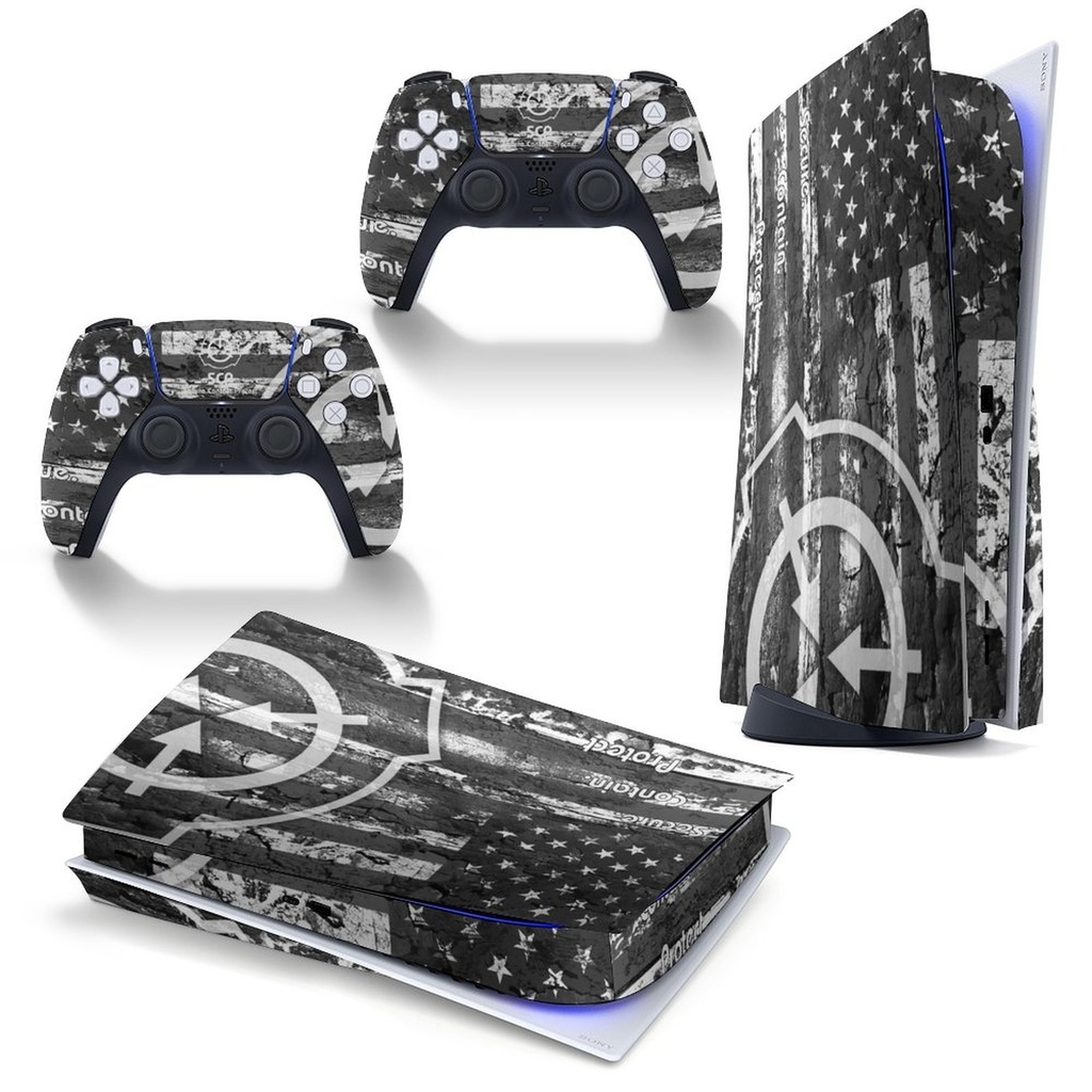 【SCP財団】PS5ドライブ版用 スキンシール