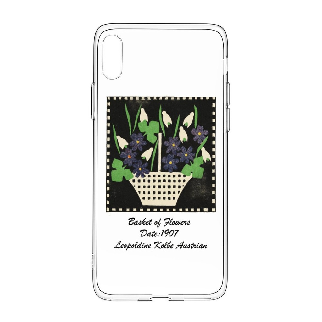 【花②】透明iPhoneケース(iPhone14シリーズ追加)