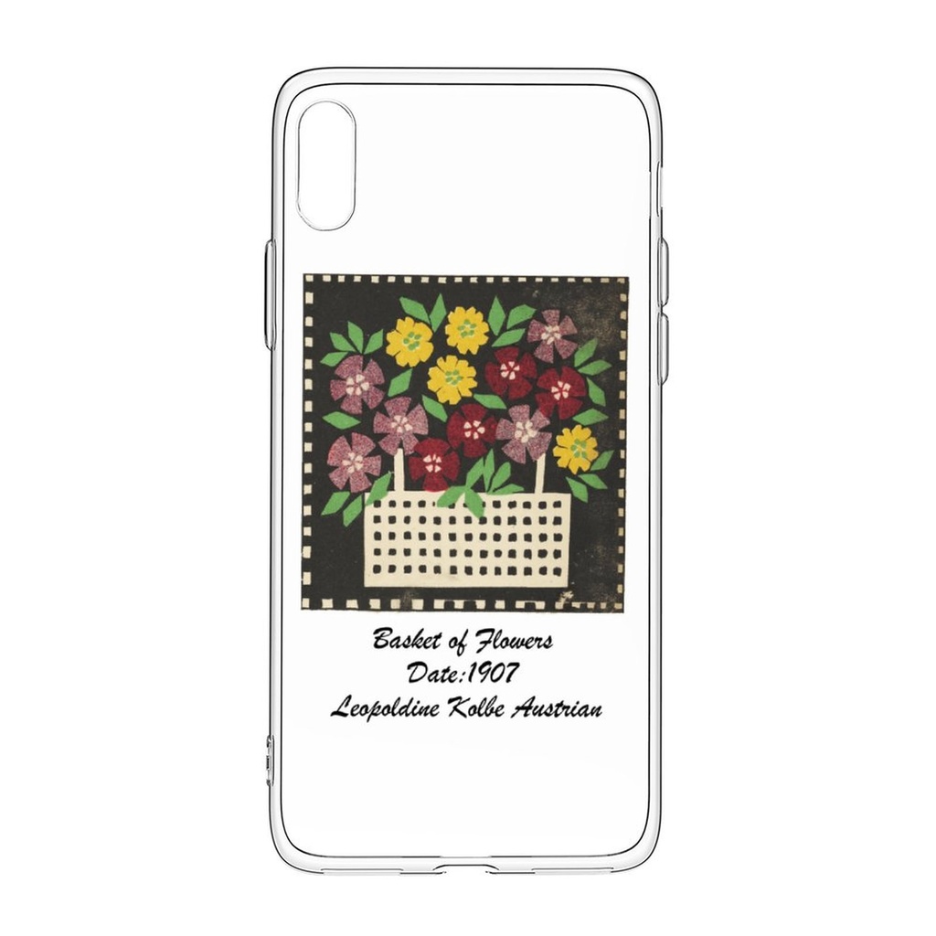 【花④】透明iPhoneケース(iPhone14シリーズ追加)