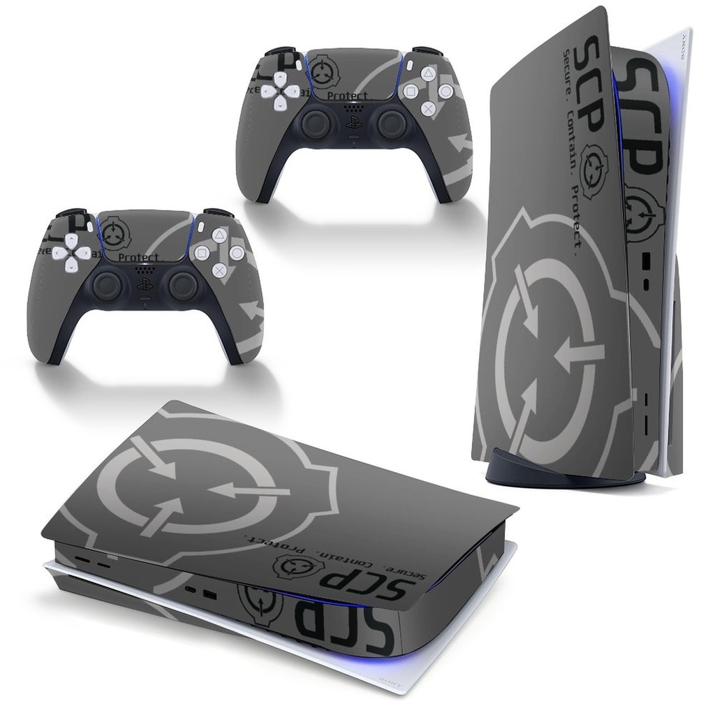 【SCP財団】PS5ドライブ版用 スキンシール