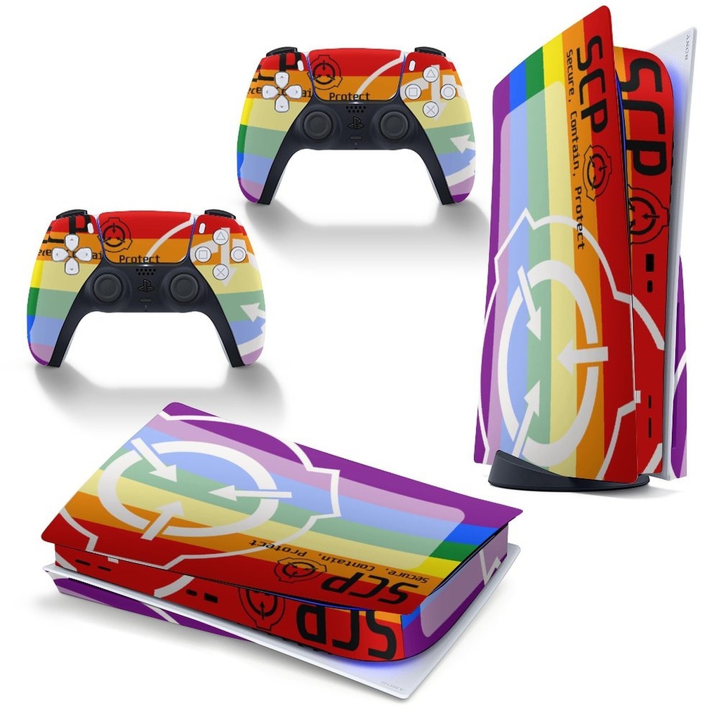 【SCP財団】PS5ドライブ版用 スキンシール