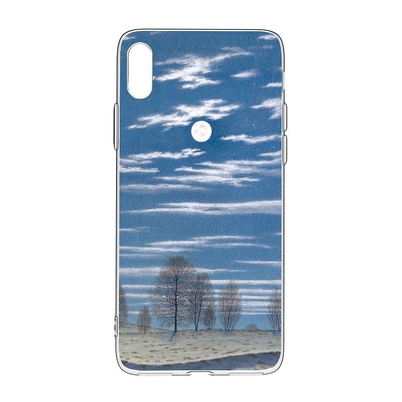 【冬の月光】側面透明/黒 iPhoneケース