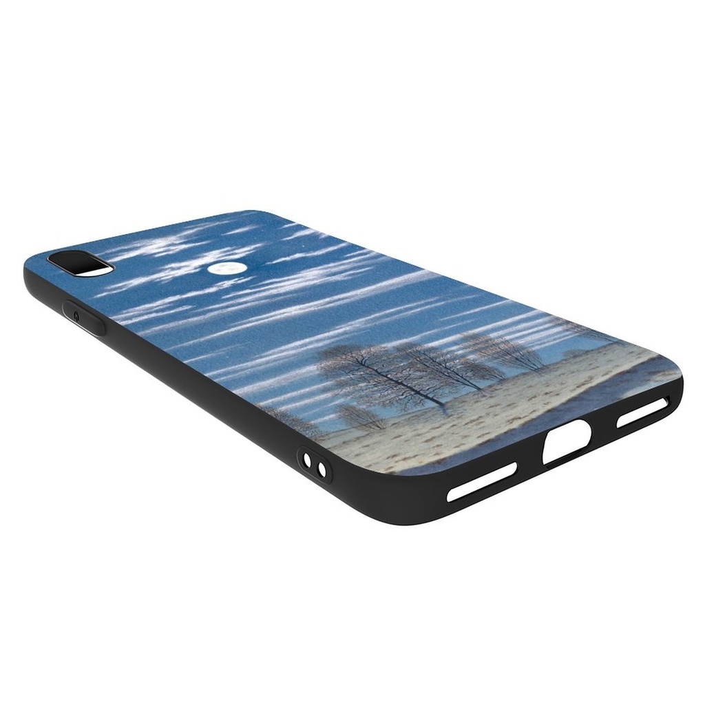 【冬の月光】側面透明/黒 iPhoneケース