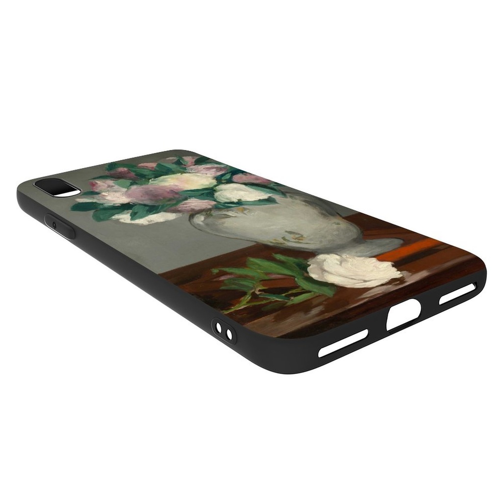 【🌸フラワー】側面透明/黒 iPhoneケース