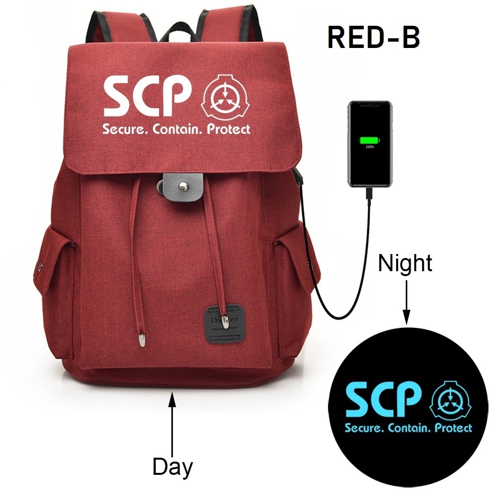 【SCPファンデーション】夜光効果 4色 リュックサック