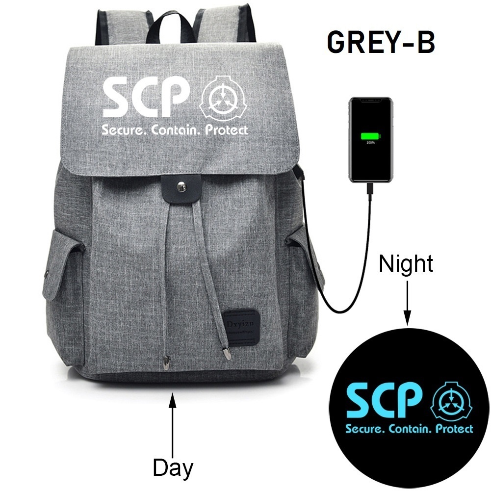 【SCPファンデーション】夜光効果 4色 リュックサック