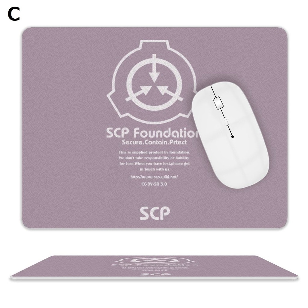 【SCPファンデーション】10種類 PUレザーマウスパッド