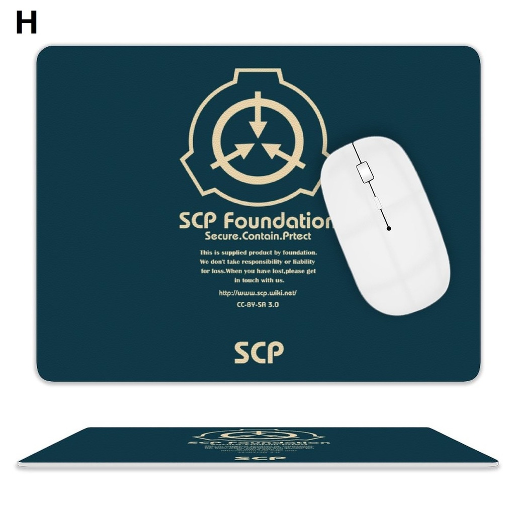 【SCPファンデーション】10種類 PUレザーマウスパッド