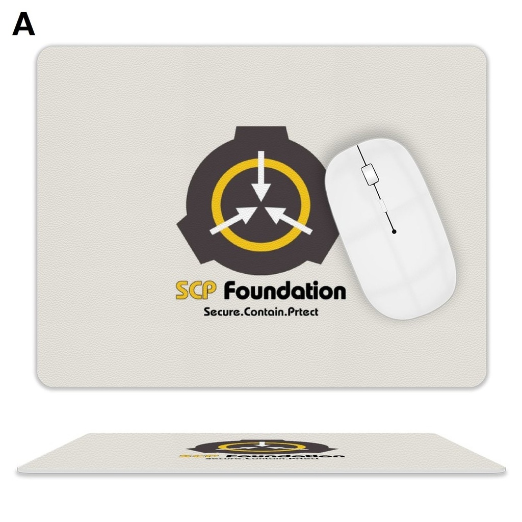 【SCPファンデーション】10種類 PUレザーマウスパッド