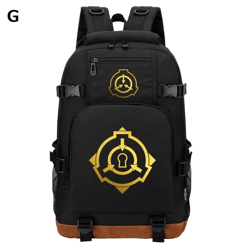 【SCPファンデーション】15種類 金色文字 リュックサック