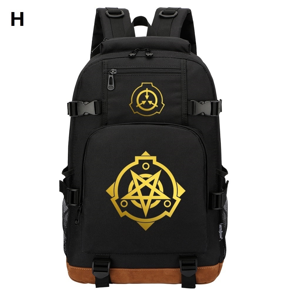 【SCPファンデーション】15種類 金色文字 リュックサック