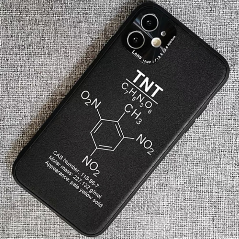 【化学構造式】TNT💣人造皮 iPhoneケース