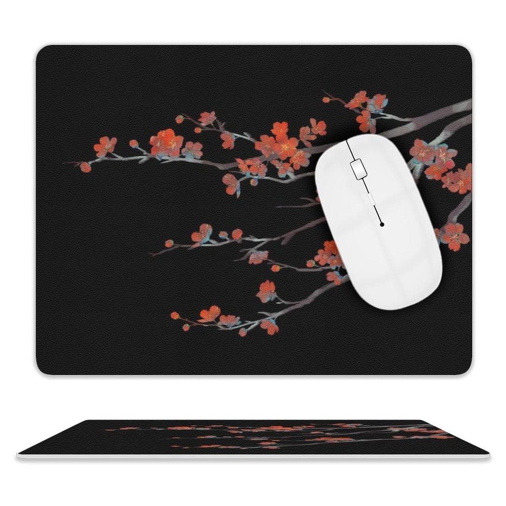 【梅花】PUレザーマウスパッド