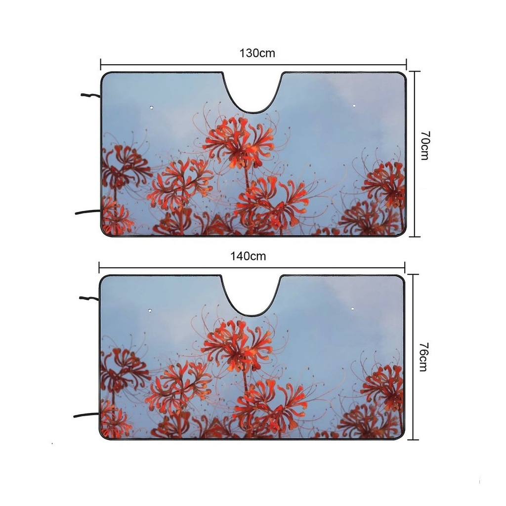 【彼岸花】車用サンシェード