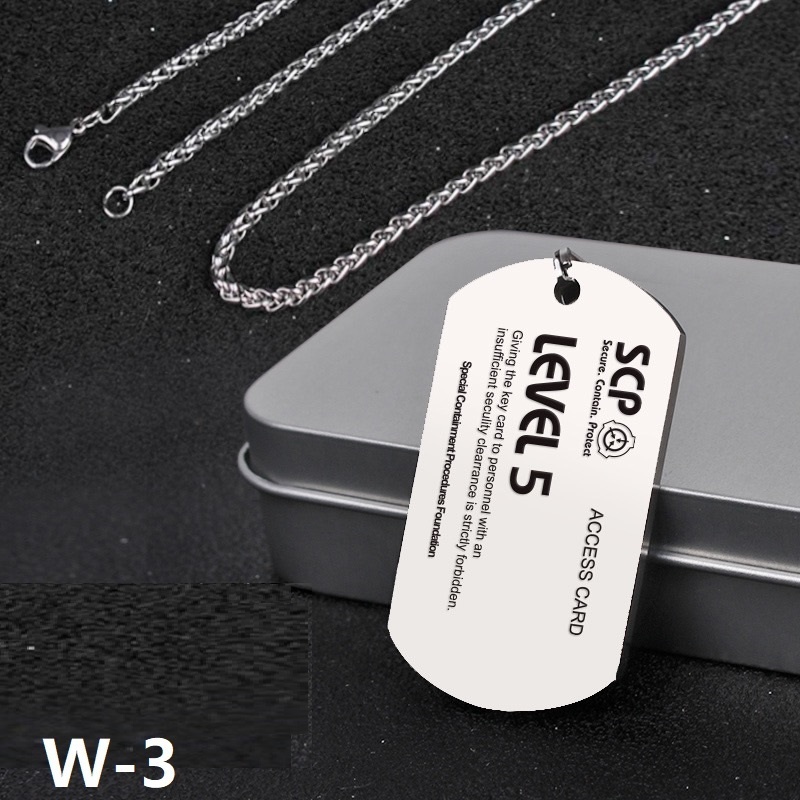 【SCP財団】2色 ネックレス