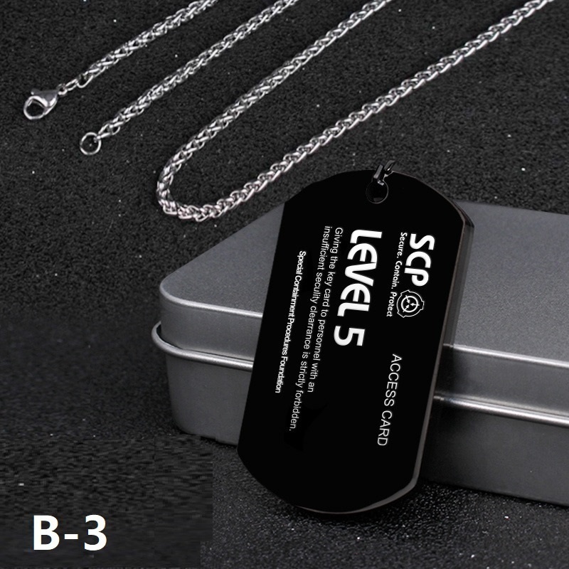 【SCP財団】2色 ネックレス