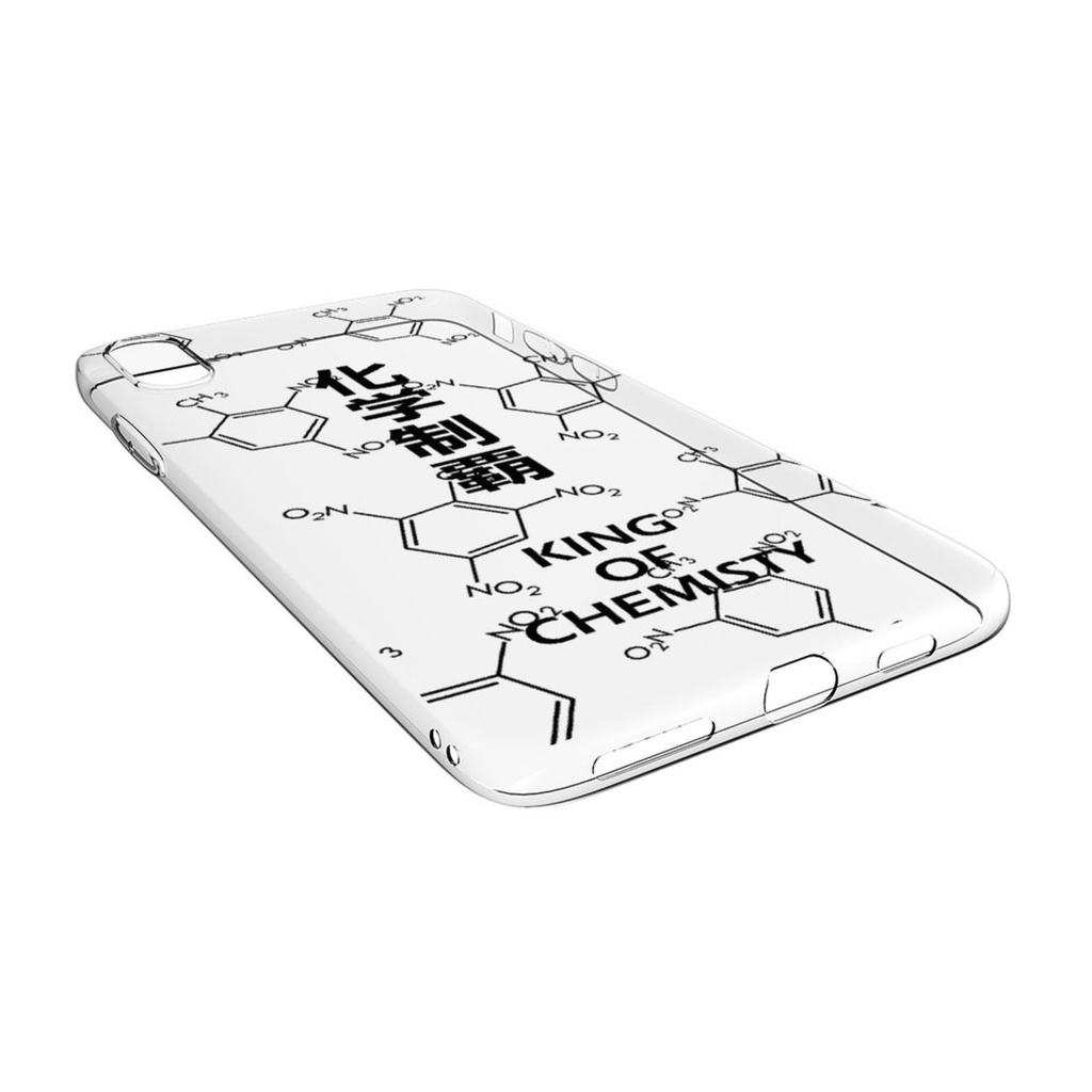 【化学制覇】側面透明/黒 iPhoneソフトケース