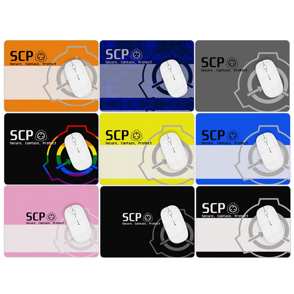 【SCPファンデーション】19種類 PUレザーマウスパッド