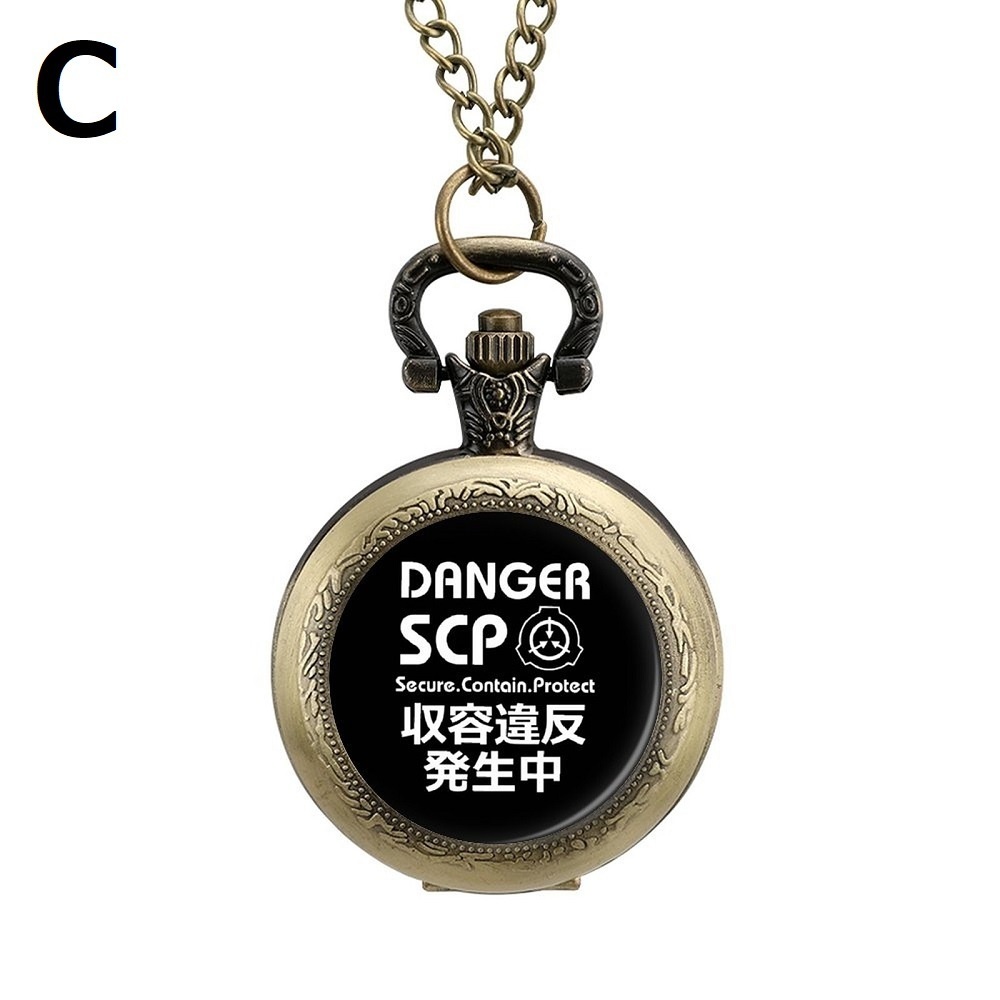 【⏱SCP財団】10種類 懐中時計 銅色(バッテリー付き)