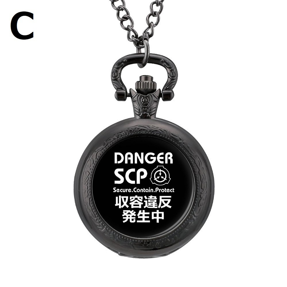 【⏱SCP財団】10種類 懐中時計 黒(バッテリー付き)