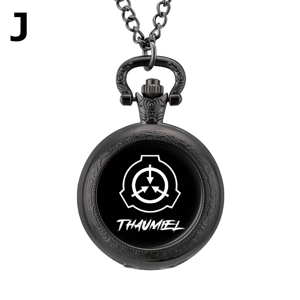 【⏱SCP財団】10種類 懐中時計 黒(バッテリー付き)