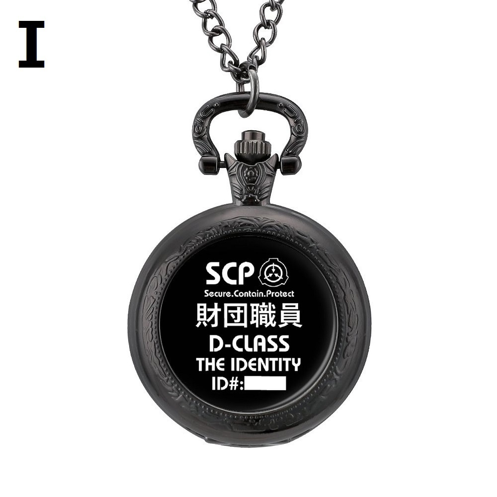 【⏱SCP財団】10種類 懐中時計 黒(バッテリー付き)