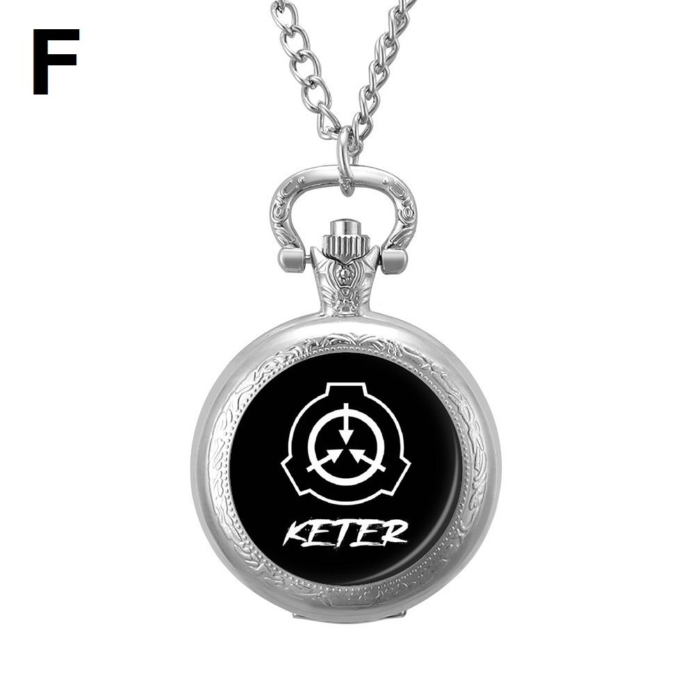 【⏱SCP財団】10種類 懐中時計 シルバー色(バッテリー付き)