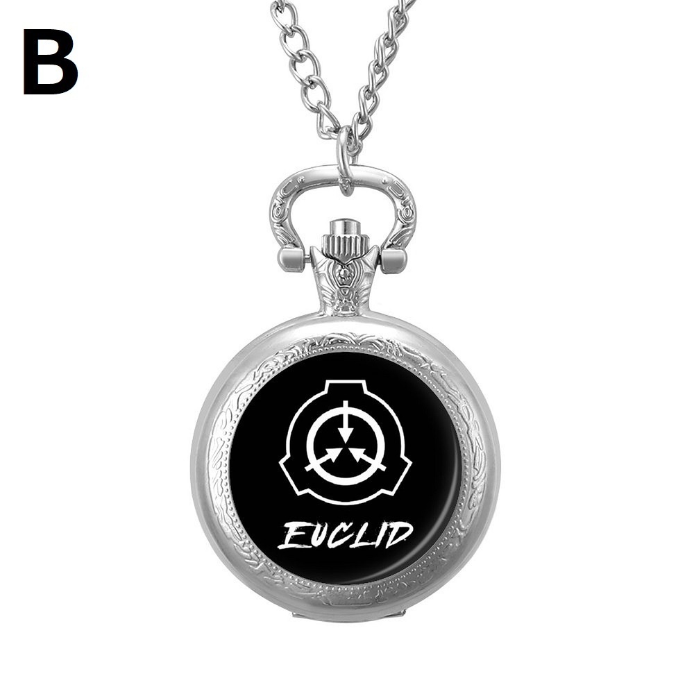 【⏱SCP財団】10種類 懐中時計 シルバー色(バッテリー付き)