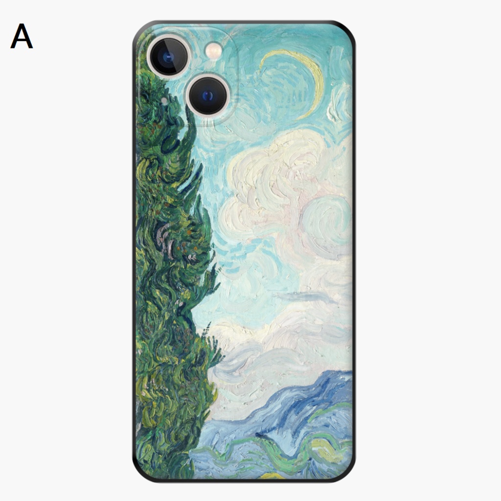 【景色の絵】ソフトiPhoneケース(iPhone14シリーズ追加)