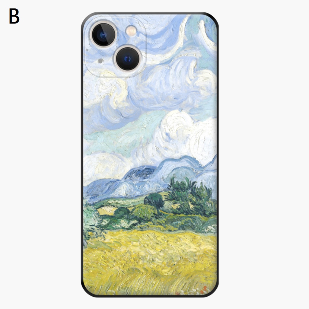 【景色の絵】ソフトiPhoneケース(iPhone14シリーズ追加)