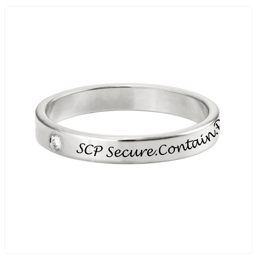 【SCP財団/カスタム受け】3色シルバー指輪