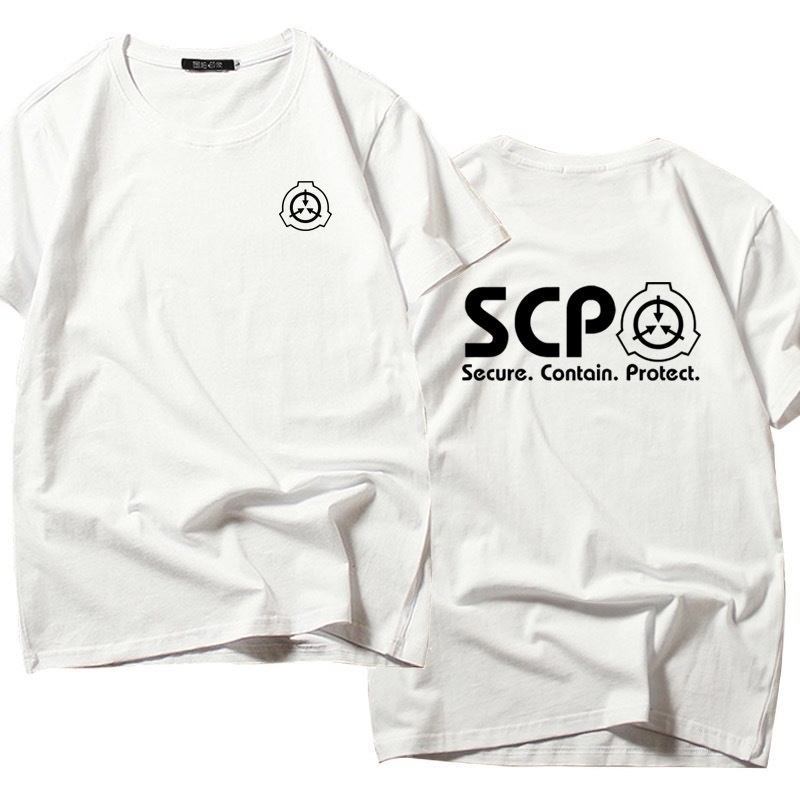 【SCP財団】白/黒/グレー Tシャツ