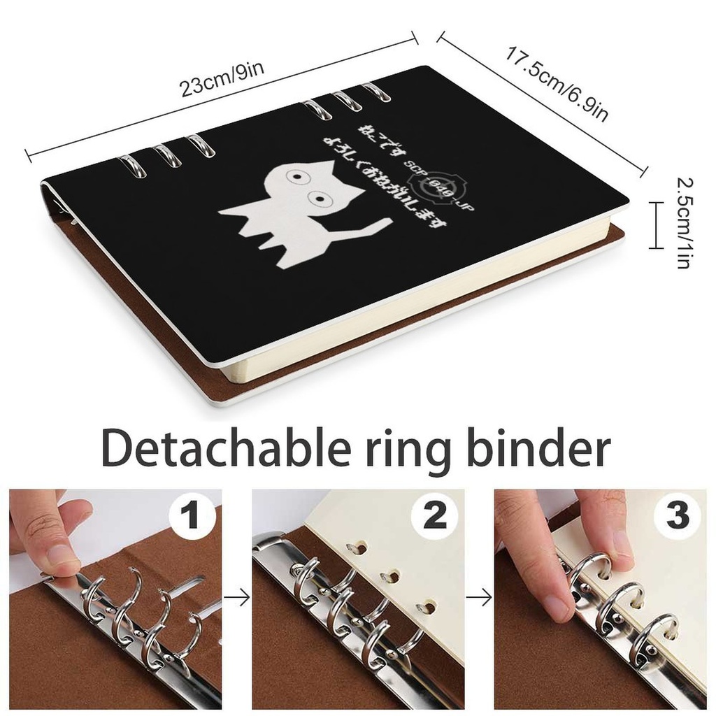 【SCP-040-JP】ネコです PUレザー A5ノート Design-7