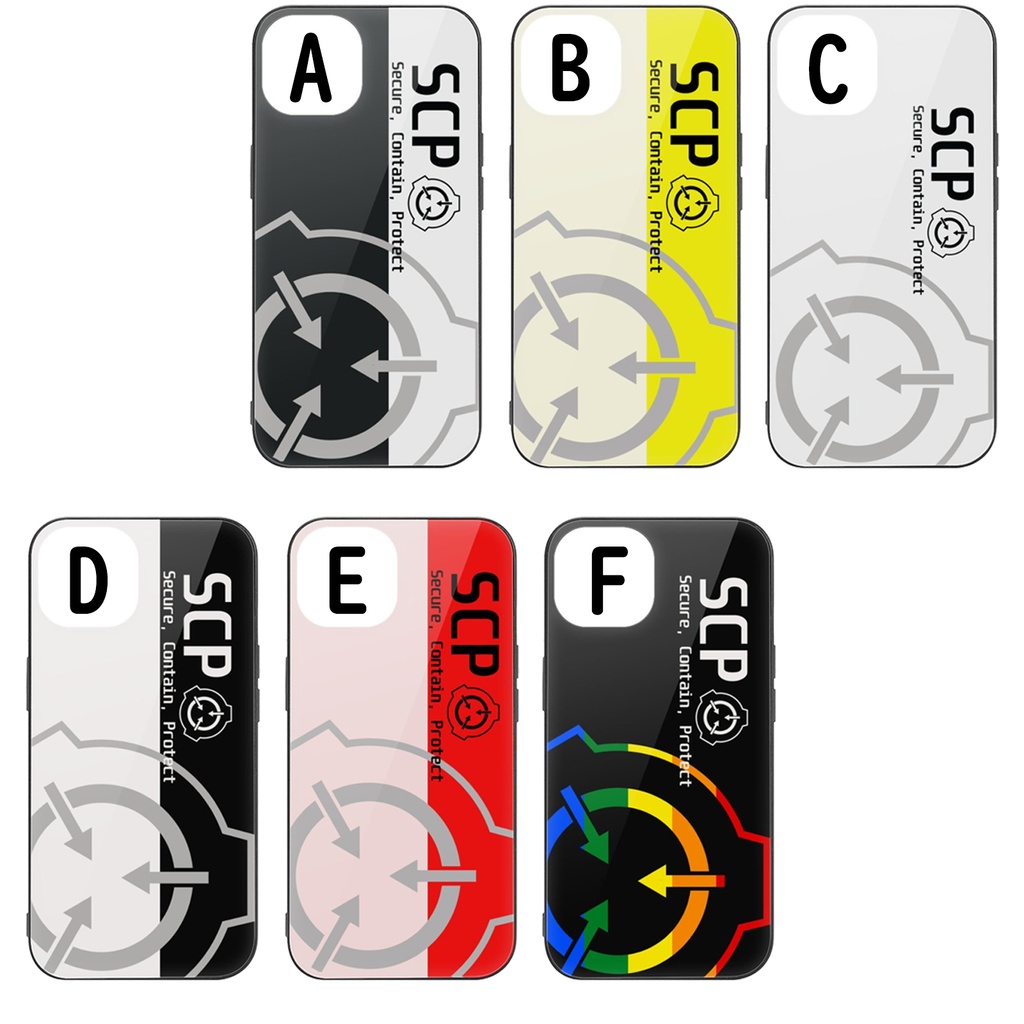 【SCP財団】11種 強化ガラス iPhoneケース