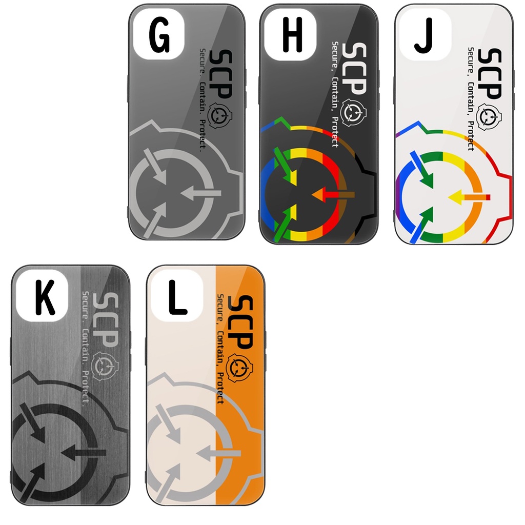 【SCP財団】11種 強化ガラス iPhoneケース