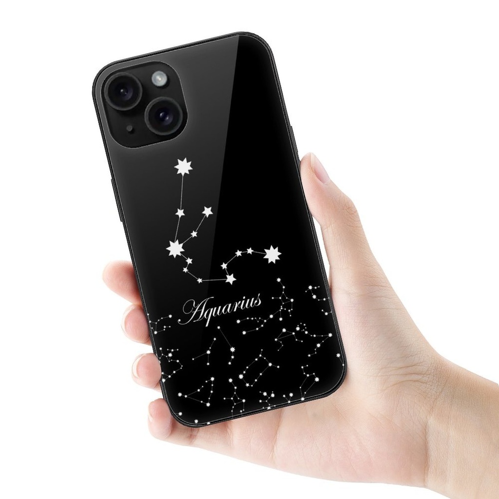 【12星座シリーズ】iPhone17シリーズ追加 強化ガラスケース/ソフトケース