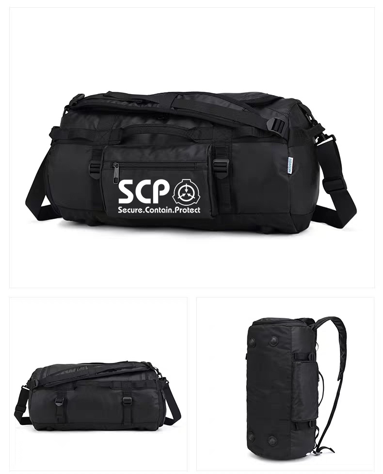【SCP財団】3WAY 大型旅行バッグ 運動バッグ NEW-3color