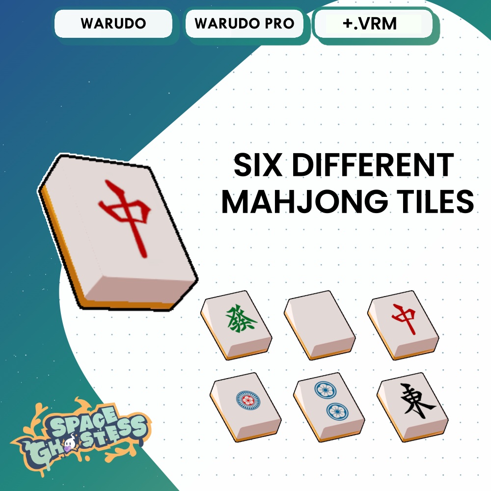 3D Trowable Mahjong Tile 