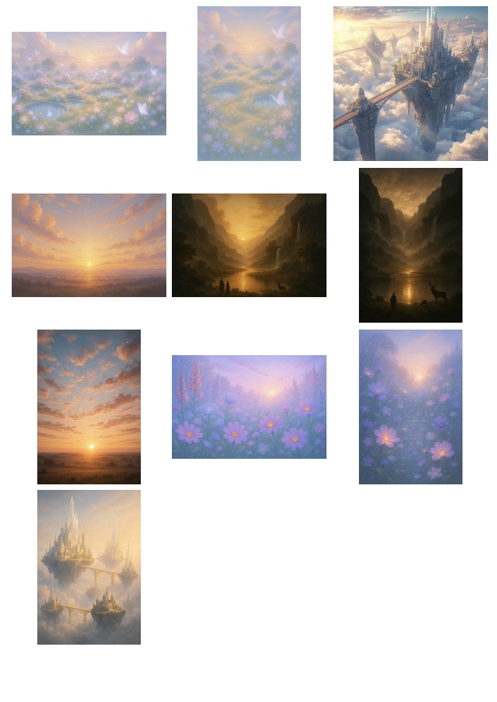 幻想壁紙『Dawn of Reverie〜夜明けの幻想〜』/DreamScape Collection Vol.3 〜黎明〜