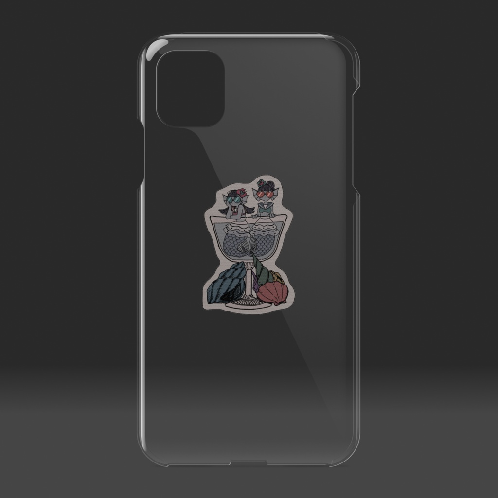 マーメイド・夏 ー クリアiPhoneケース